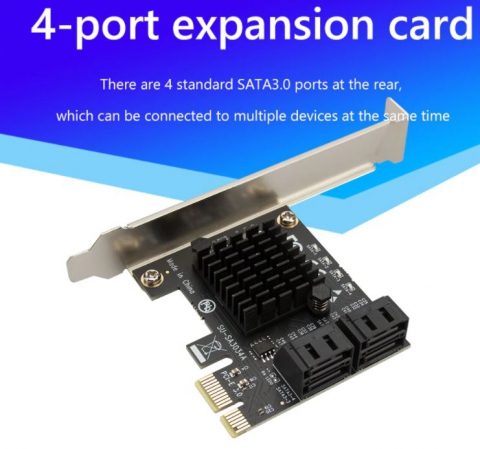 PCIe auf 4 Ports SATA 3 III 3.0 6 Gbit/s